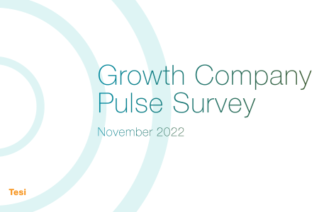 Tesi’s Growth Company Pulse Survey: Companies still forecasting growth – labour shortages a handicap
