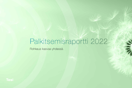 Palkitsemisraportti 2022