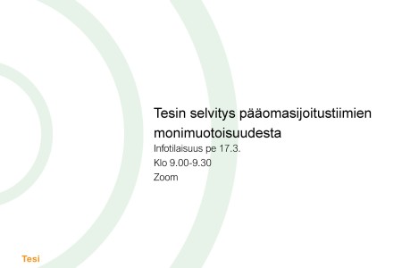 Kutsu: Tesin monimuotoisuuskatsaus – info pe 17.3. klo 9
