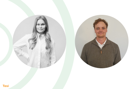Rilla Saukkonen and Emil Männistö, the new trainees of Tesi’s Direct Investment teams