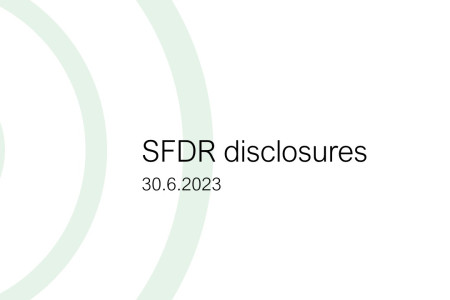 SFDR disclosures 30.6.2023