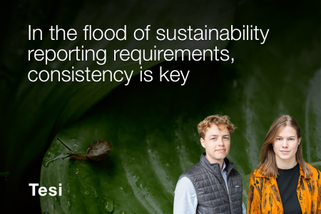 In the flood of sustainability reporting requirements, consistency is key – Tesi has updated its reporting framework